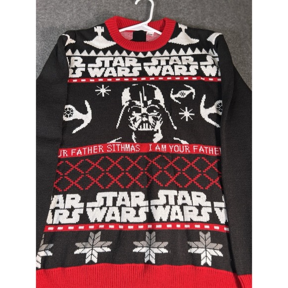 Ugly Christmas Sweater Other - Star Wars I‎ AM YOUR FATHER SizeLarge Ugly Christmas Sweater Darth Vader Med